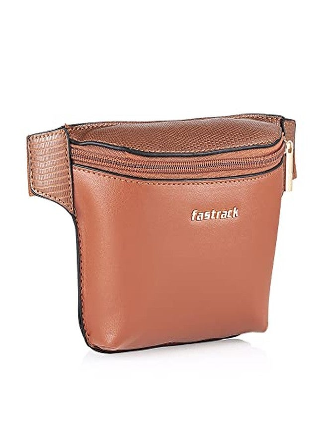 Fastrack Structured Brown Waist Bag For Women - Image 4